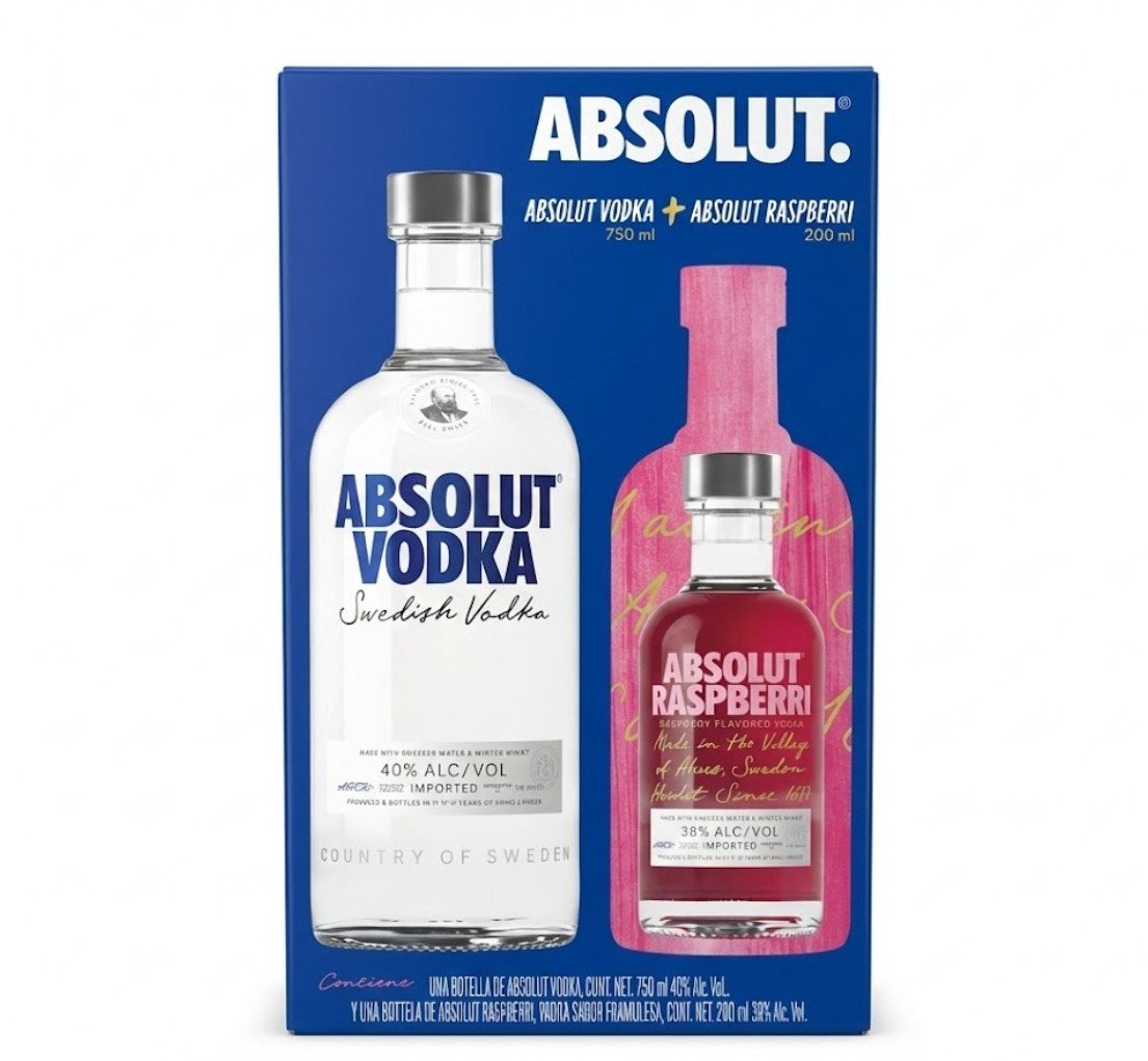 Absolut Vodka + Absolut Raspberry  promo
